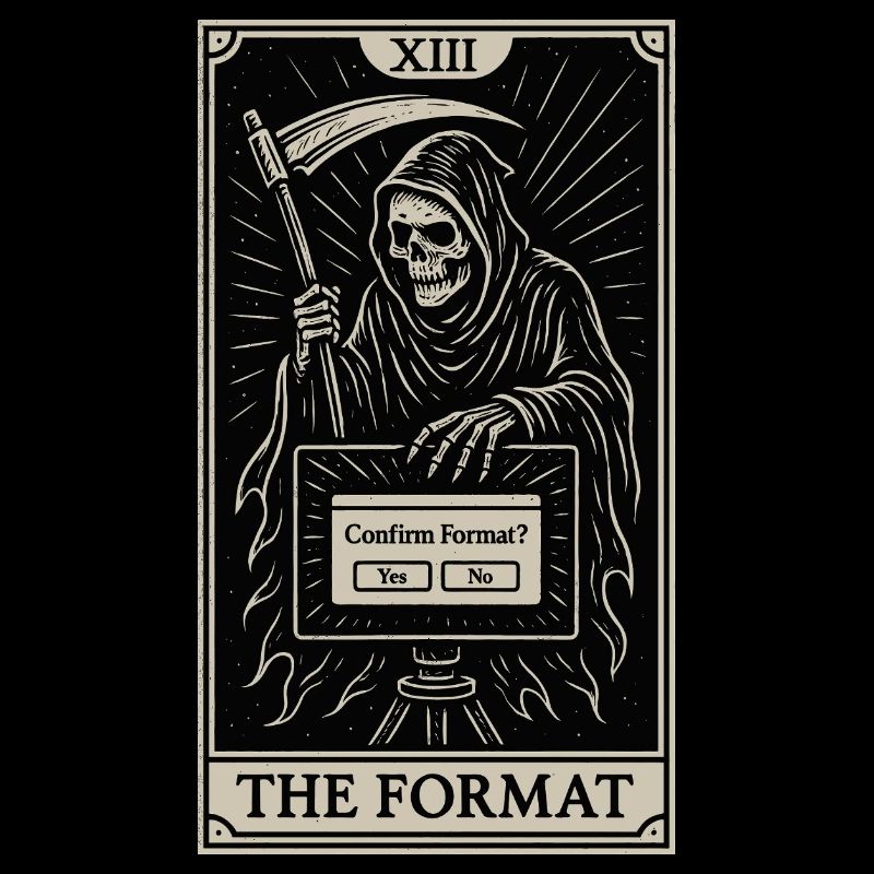 Datahoarding Tarot: Death of Format