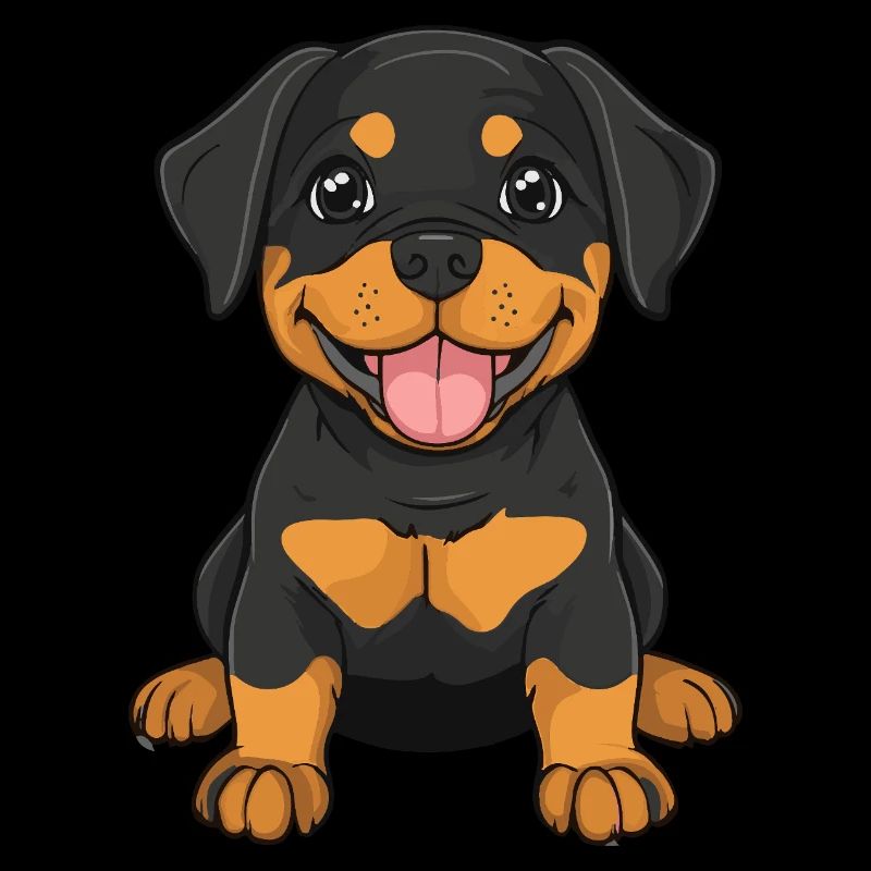 Chien Rottweiler Mignon