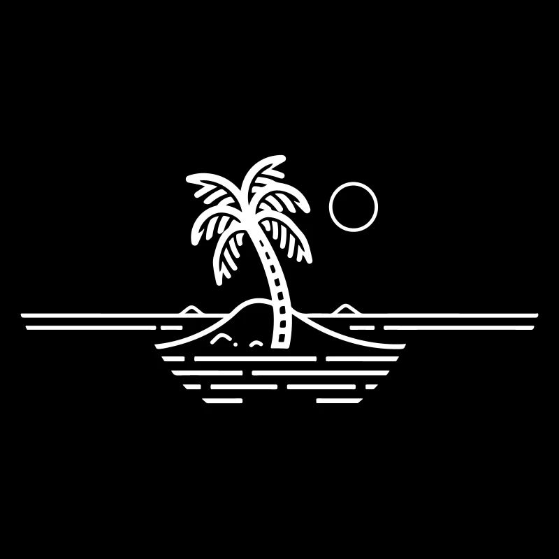 Palmen Insel Urlaub