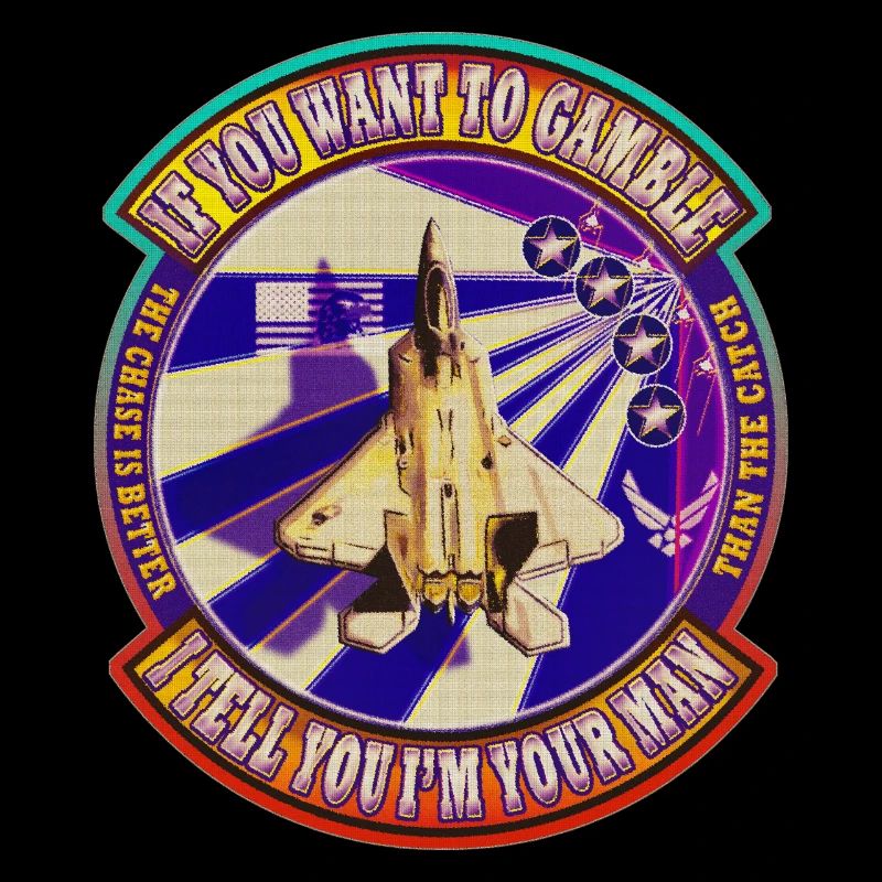 Gamble and Chase Patch - Look Us Air Force