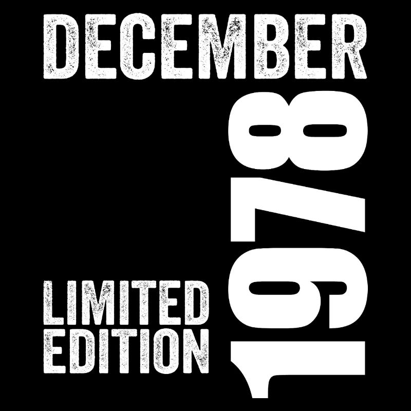 Retro Geburtstagsgeschenk - Dezember 1978