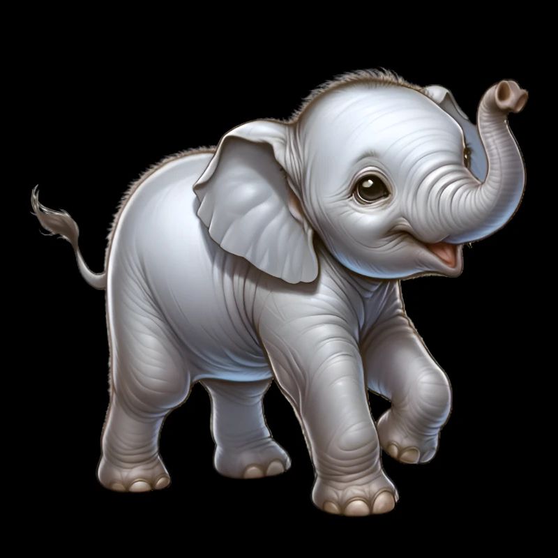 Conception d’éléphant mignon (bébé éléphant)