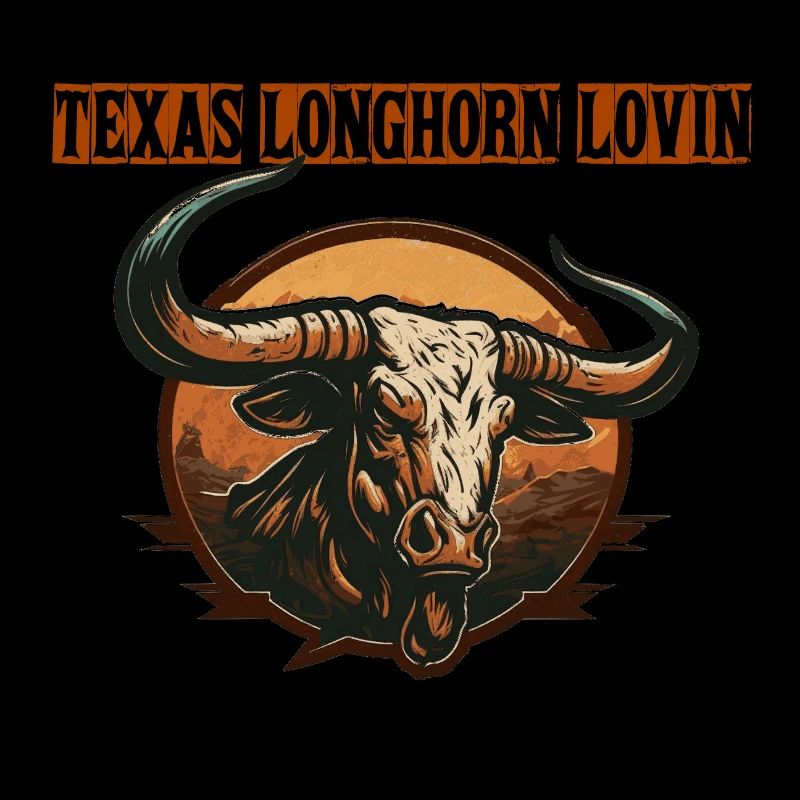 Longhorn Texas Geschenk