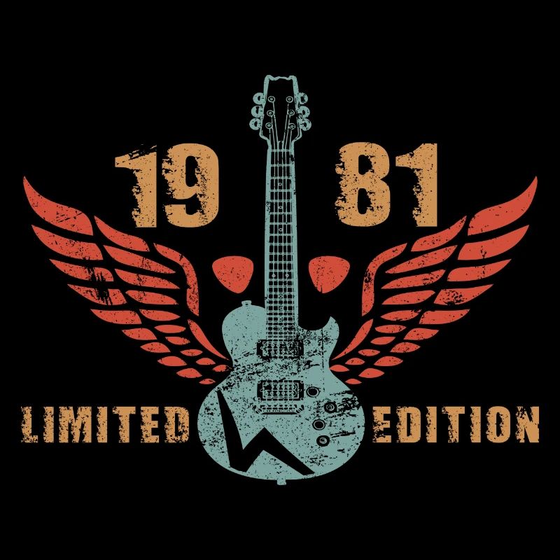 Guitariste Guitariste Guitariste 1981 Anniversaire