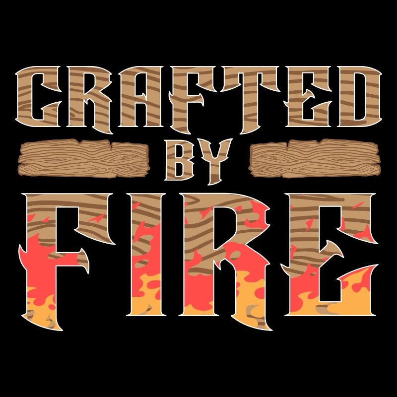 Wood-burning pyrography master carpenter