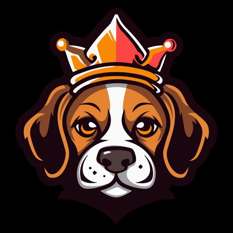Couronne de chien Beagle