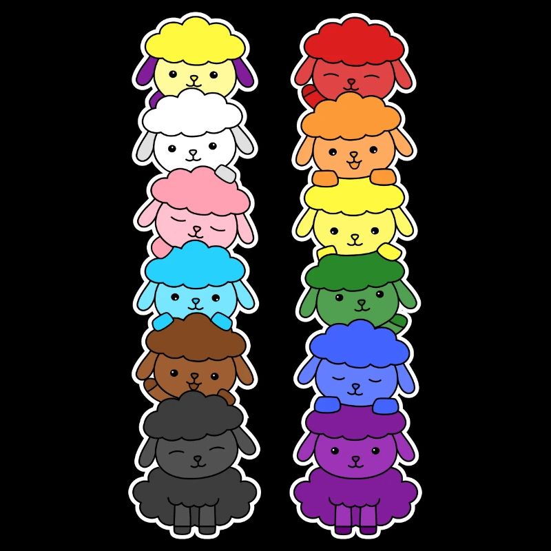 Fierté Progrès Drapeau Egalité des moutons