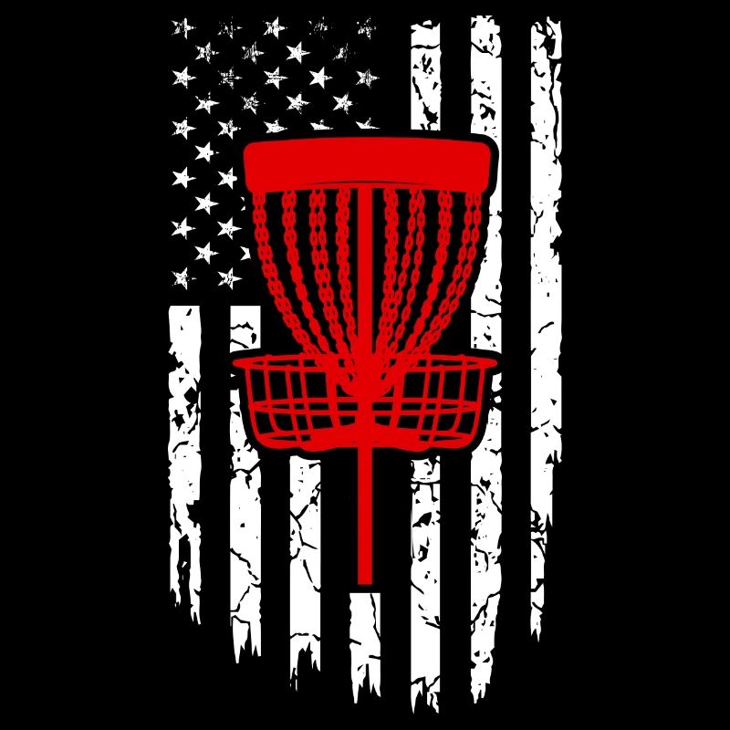Disc Golf Disc Golfer American Falg Patriot