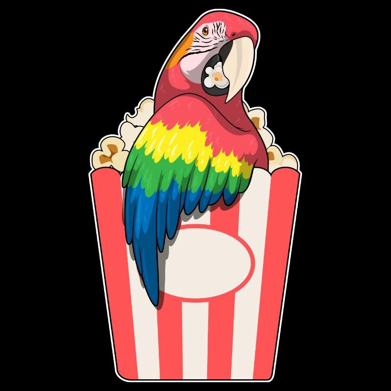 Maïs soufflé perroquet