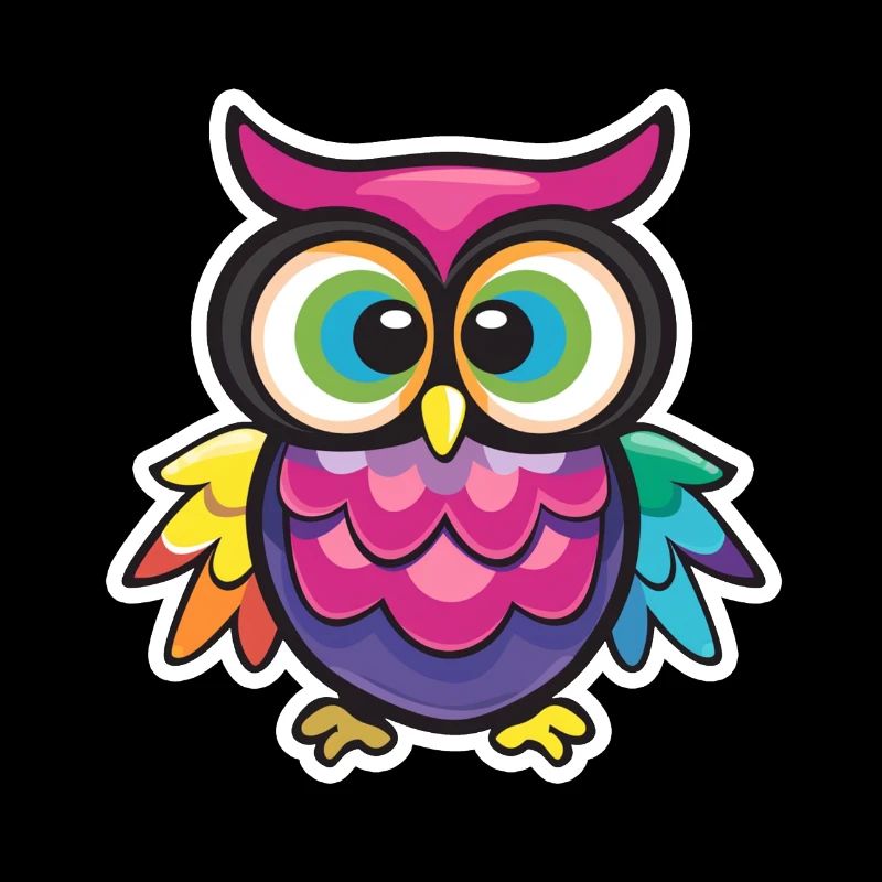 Niedliche Eule Kawaii Maskottchen
