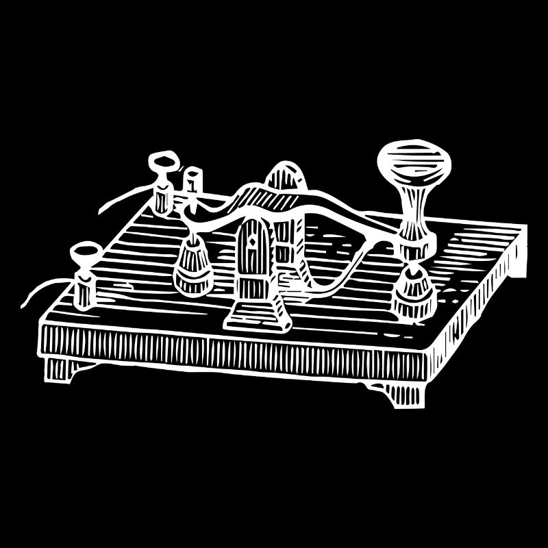 Vintage Morse Code Device, Retro Communication