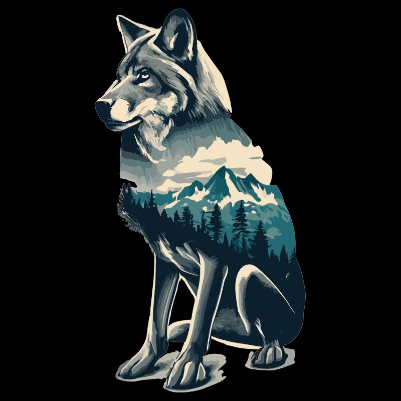 Im Einklang mit der Natur: Der Wolf des Berges