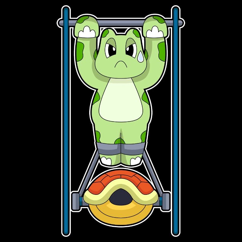Turtle Bodybuilder Pull-ups Bodybuilding