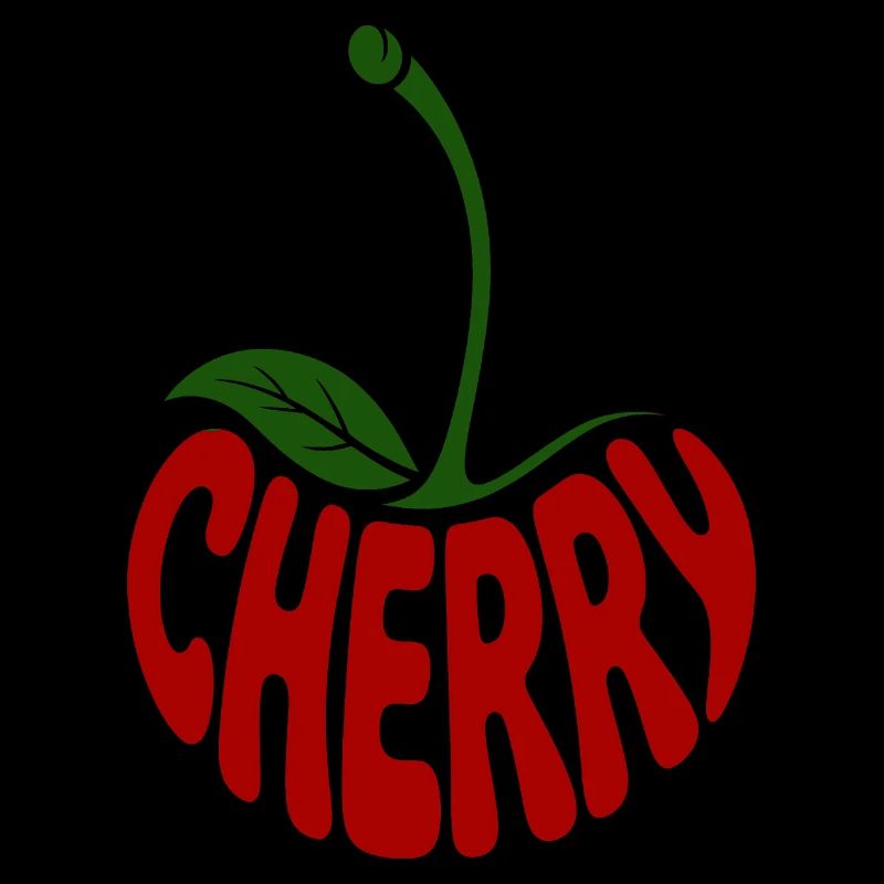 Kirsche - Cooles Frucht-Logo