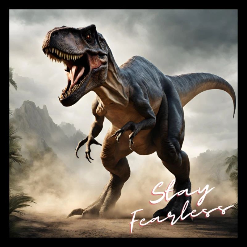 Restez intrépide - T-Rex Design
