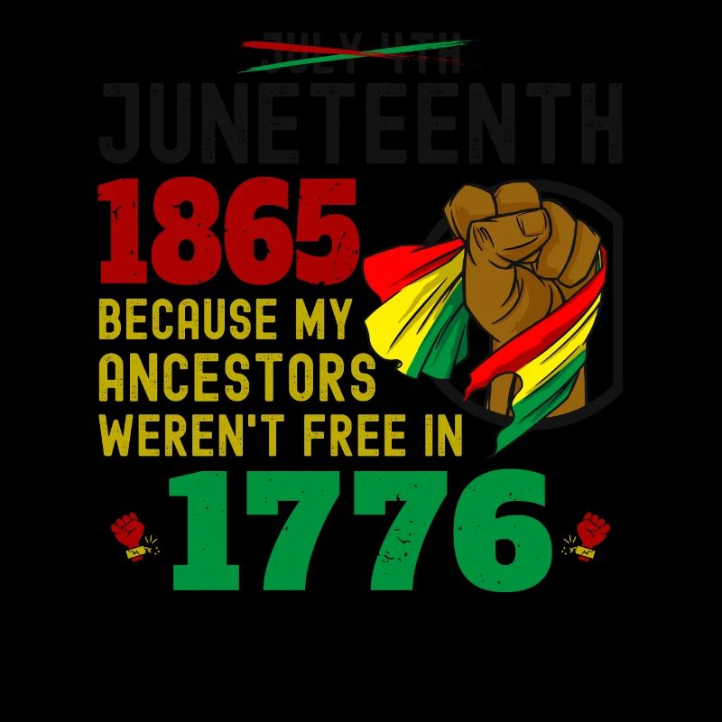 July 4th Junenth 1865 Because My Ancestors, Brown