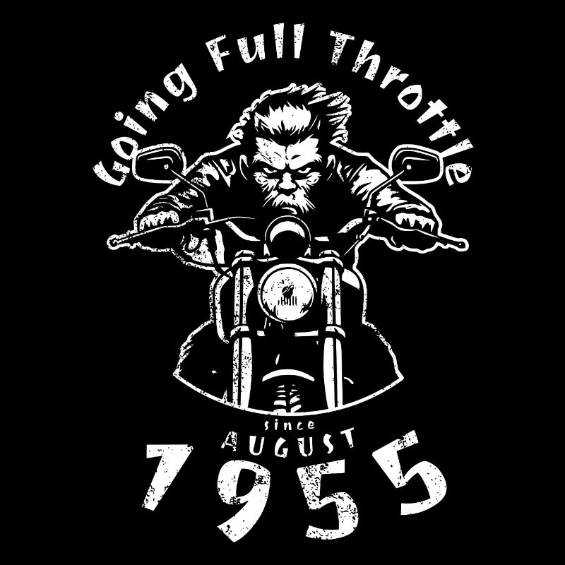 70. Geburtstag Going Full Throttle Since 08/1955
