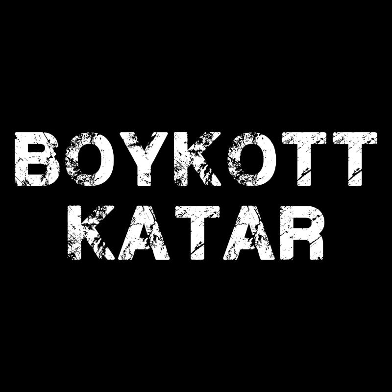 boykott katar,katar,flagge, wm,schrift