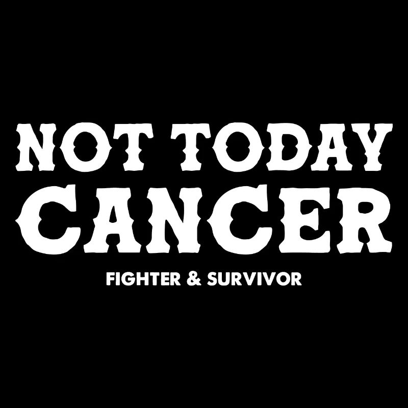 Nicht heute Krebsbekämpferin und Überlebende Brust