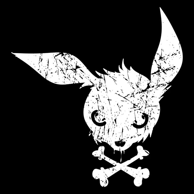 lapin enervé blanc angry rabit