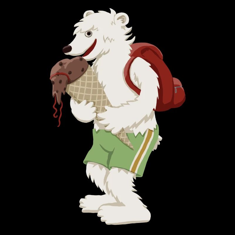 Polar Bear School Cone