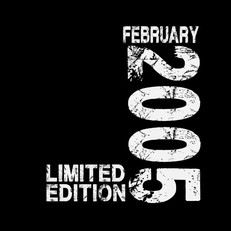 February 2005 Born birthday Retro