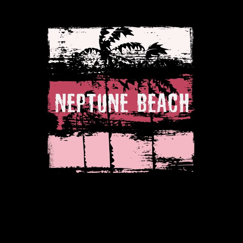 Neptune Beach Floride vacances Souvenir abstrait