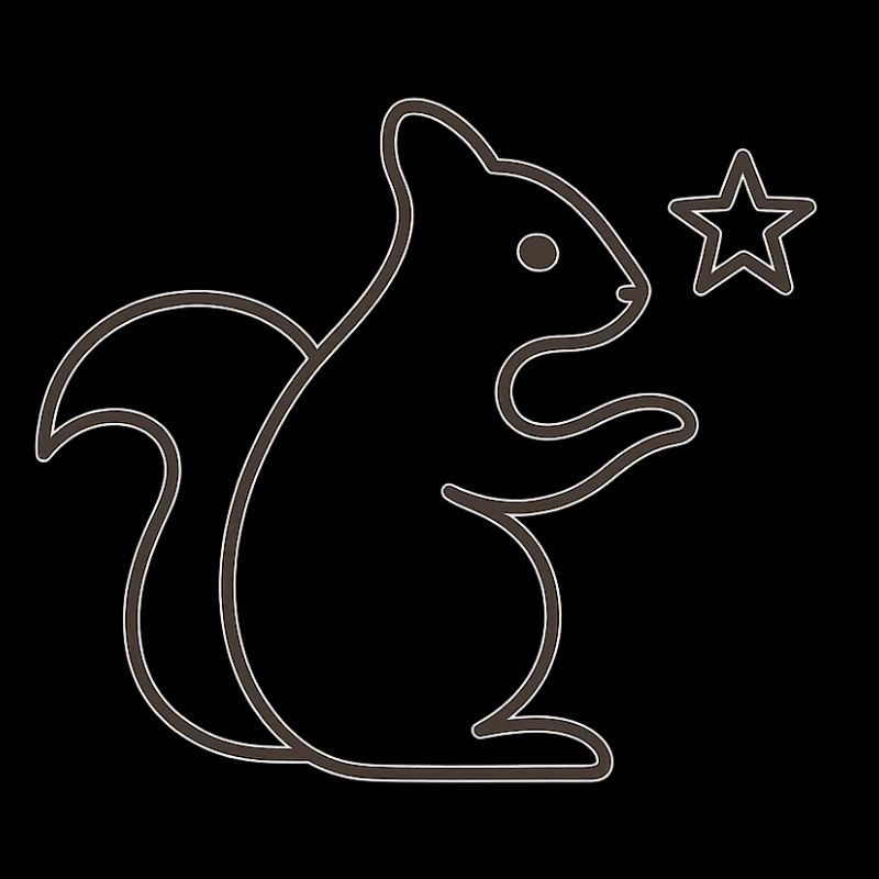Squirrel Star Magic