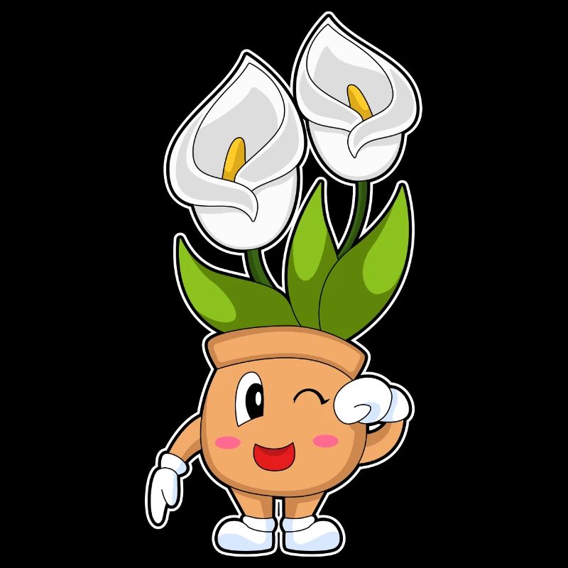 Pot de fleurs Calla-Lily Fleurs