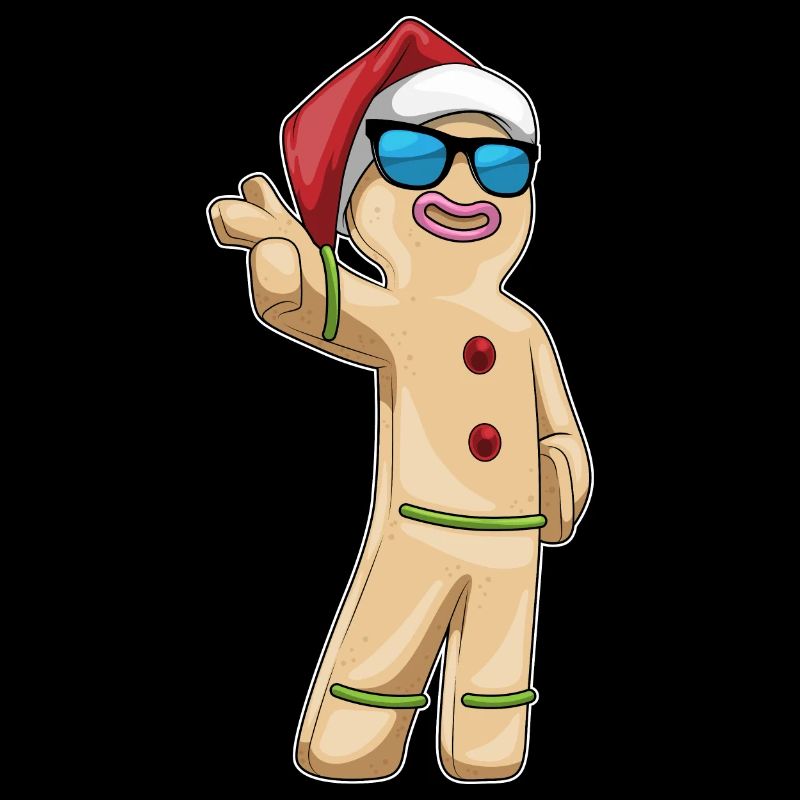 Gingerbread Man Christmas Sunglasses