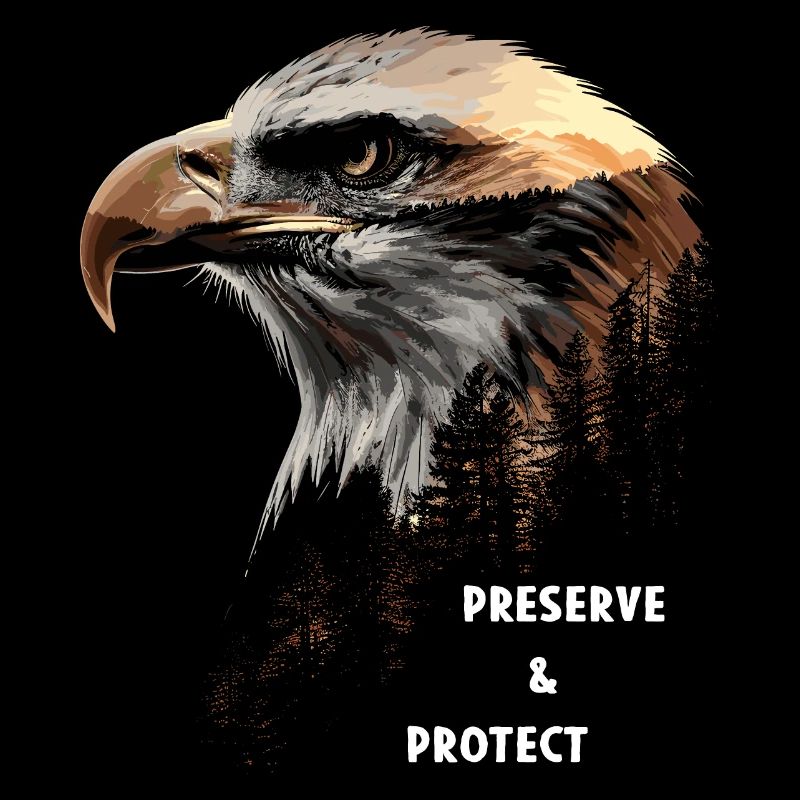 Préserver et protéger le pygargue à tête blanche Aigle Oiseau