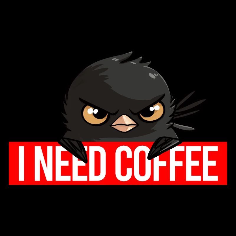 Angry Bird - I NEED COFFEE