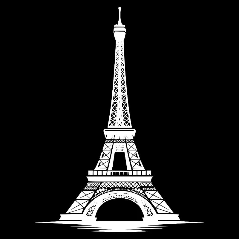 Eiffel Tower Paris Magic Minimalist, Monumental