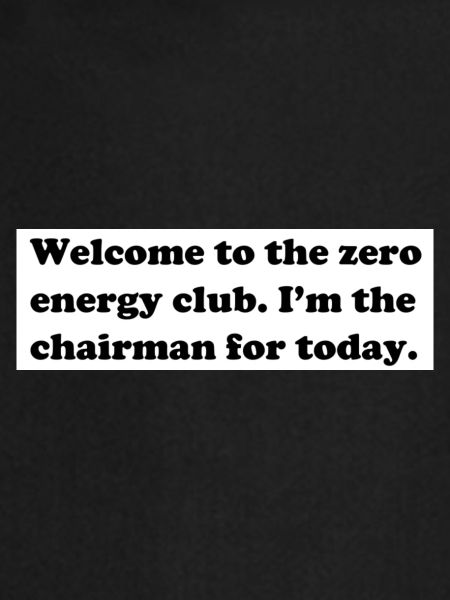 Zero Energy