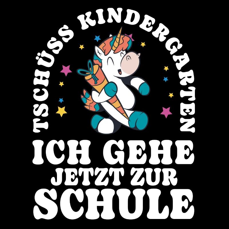 Einschulung Einhorn Tschüss Kindergarten