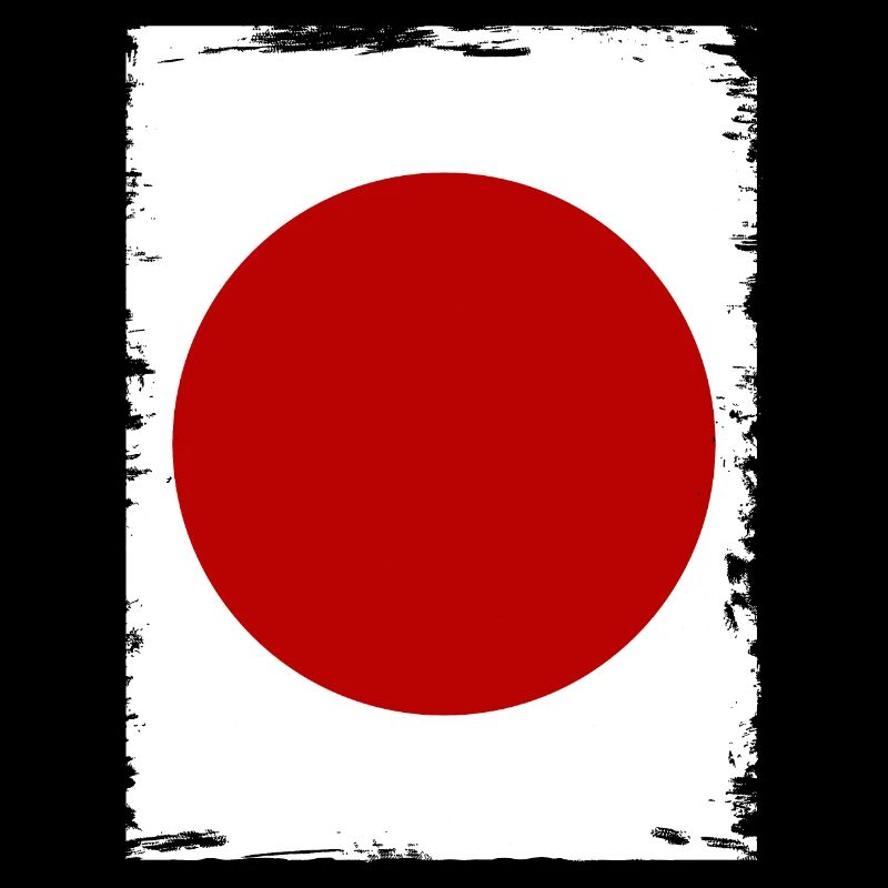Drapeau du Japon Utilisé Look Nihon Drapeau japonais