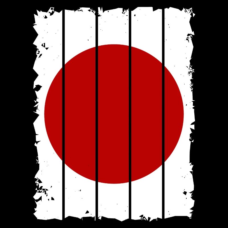 Drapeau du Japon utilisé Look Nihon drapeau japonais