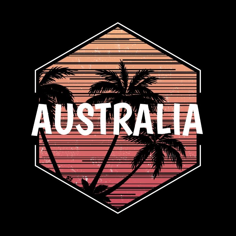 Souvenir de vacances à la plage en Australie