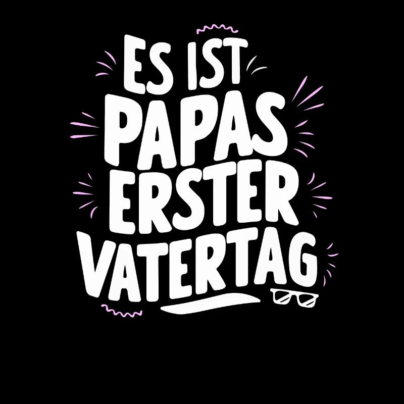 Papas Erster Vatertag Geschenk Bester Papa Bald