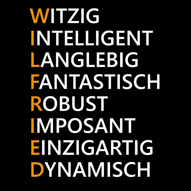 Wilfried Name Geschenk