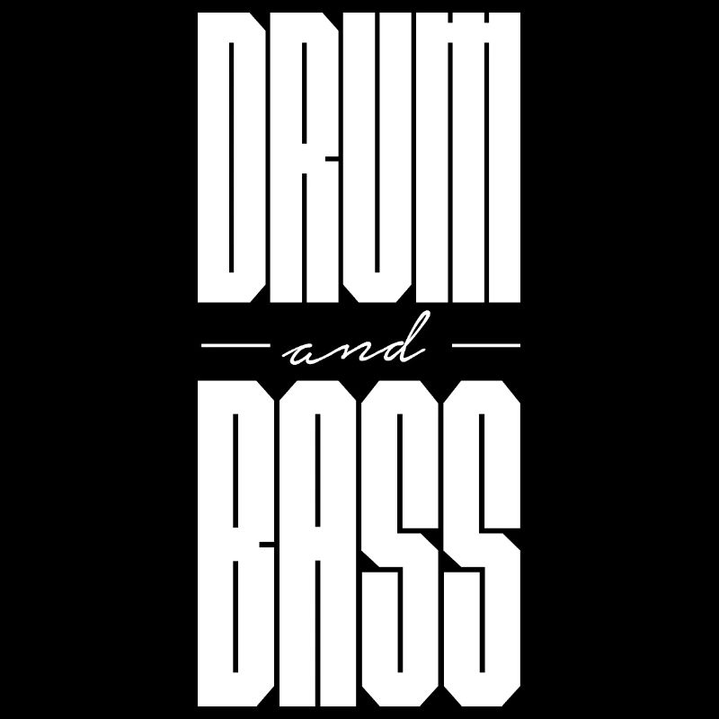 Drum and Bass bold logo design