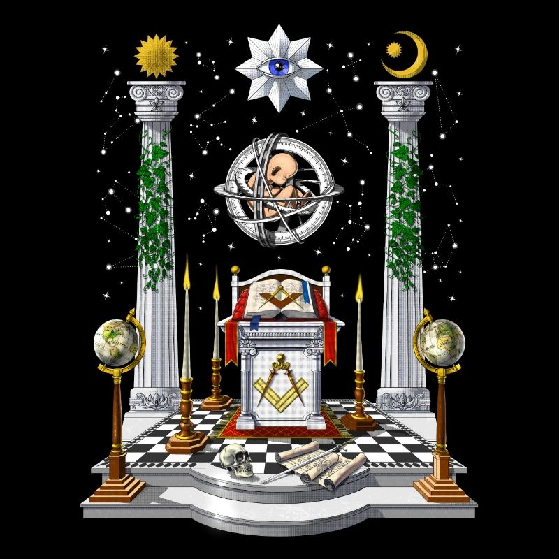 Masonic Lodge Altar