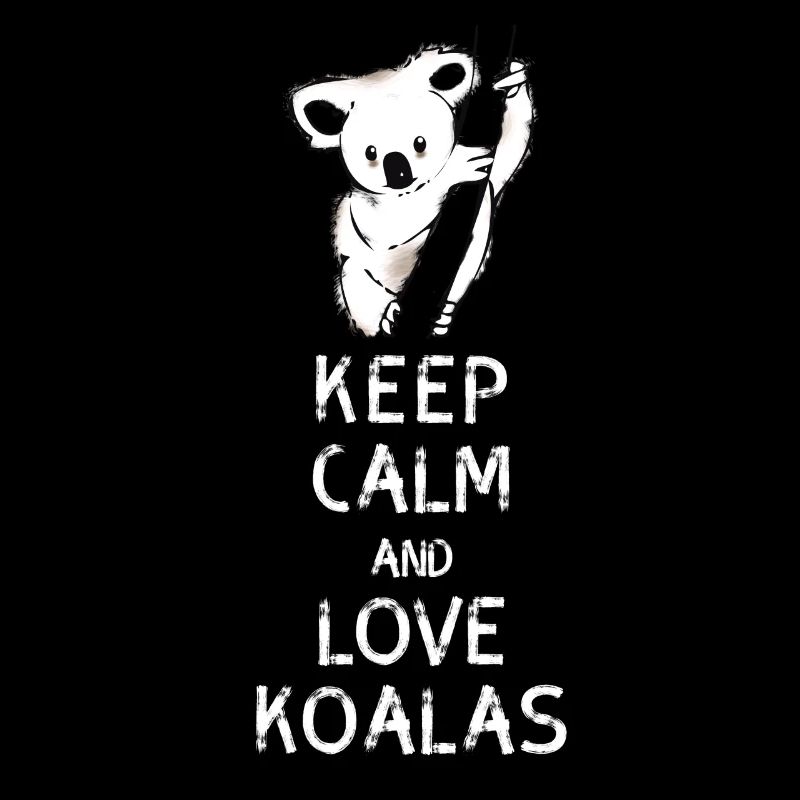 koala keep calm Love Koalas Bär Baum nap Nerd geek