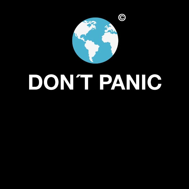 dont panic Erde planet Anhalter Galaxis klimawande