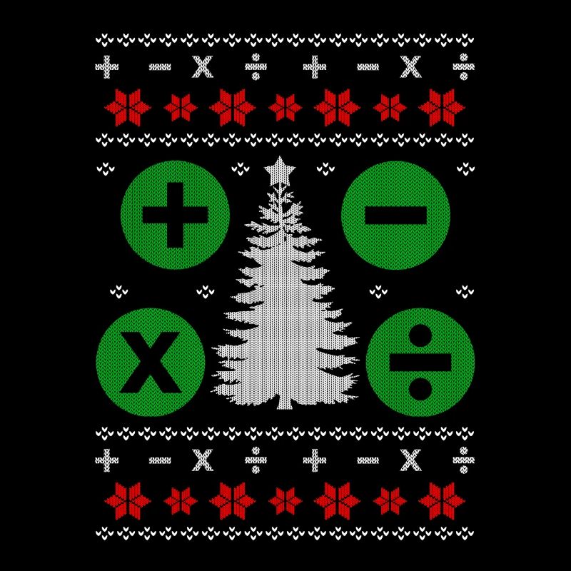 Mathematik Ugly Christmas Geschenk