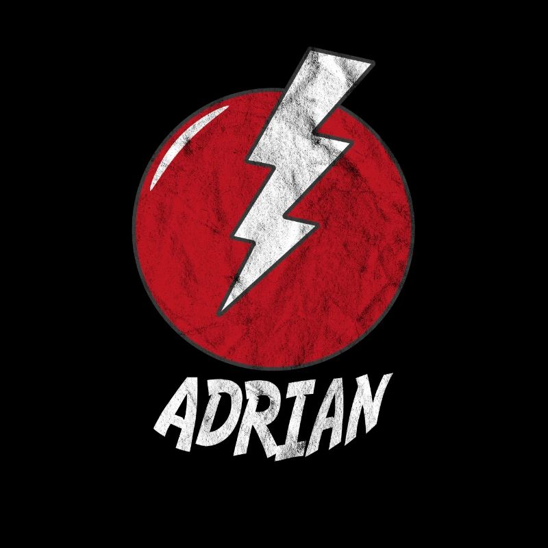 Blitz Namenshirt Superhero Superheld adrian