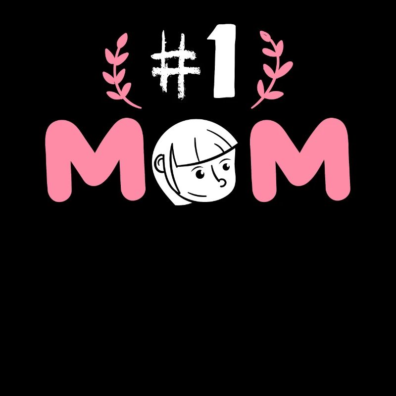 #1 Mom Mutter Muttertag Liebe Geschenk Idee