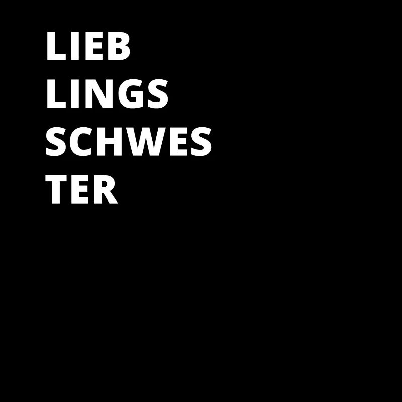 Lieblingsschwester Schwester Geschenk