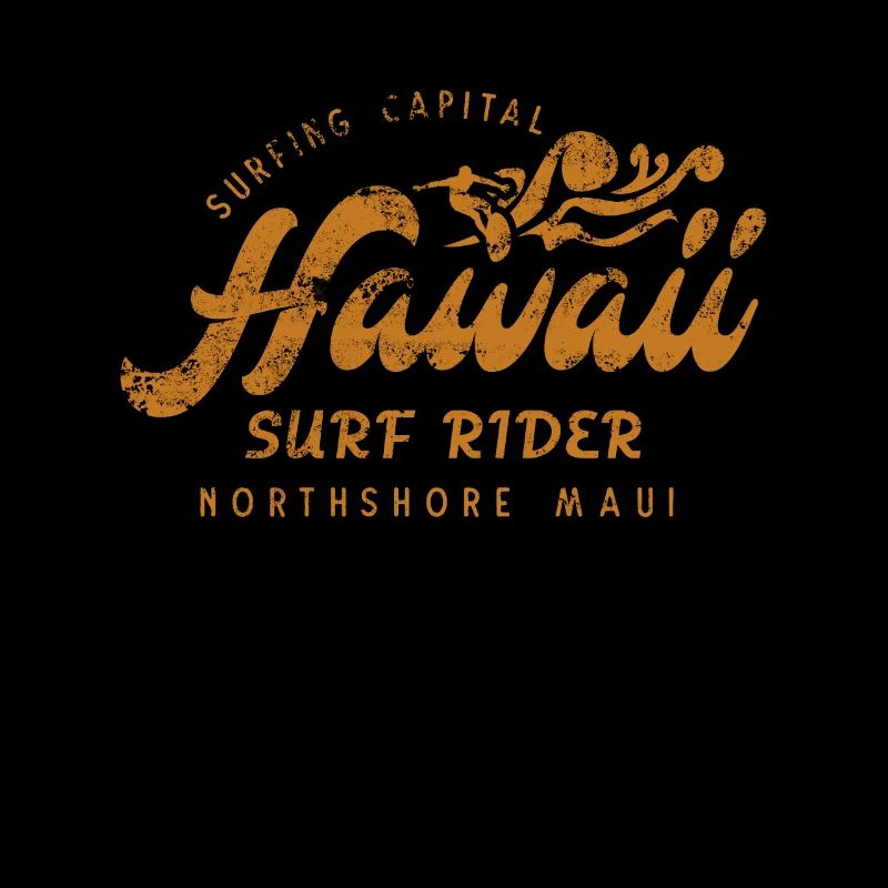 Surf sur surf Hawai plage vague mer vacances
