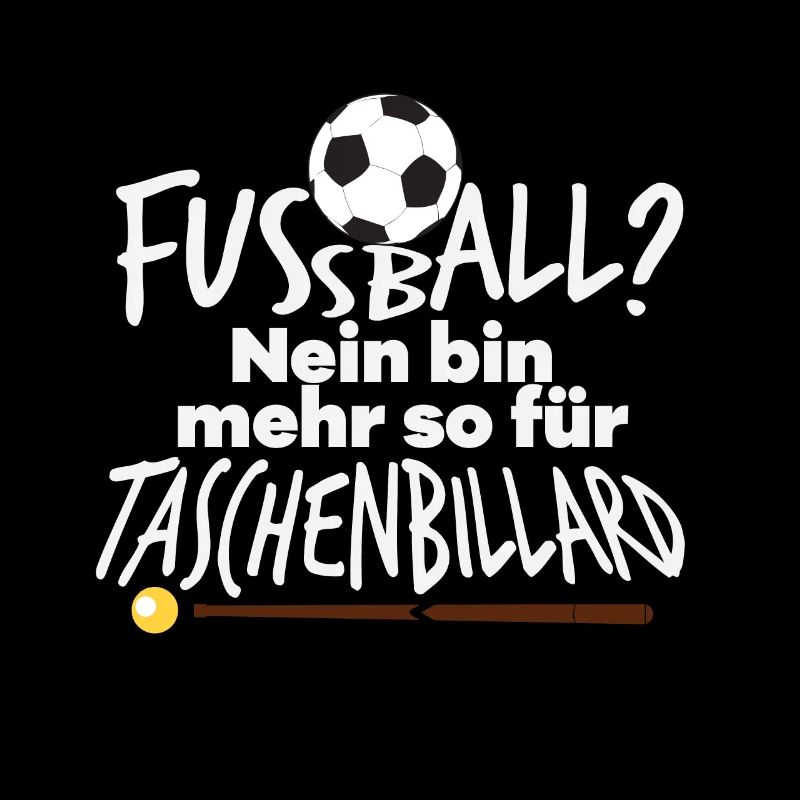 Fussball Billard Taschenbillard Humor